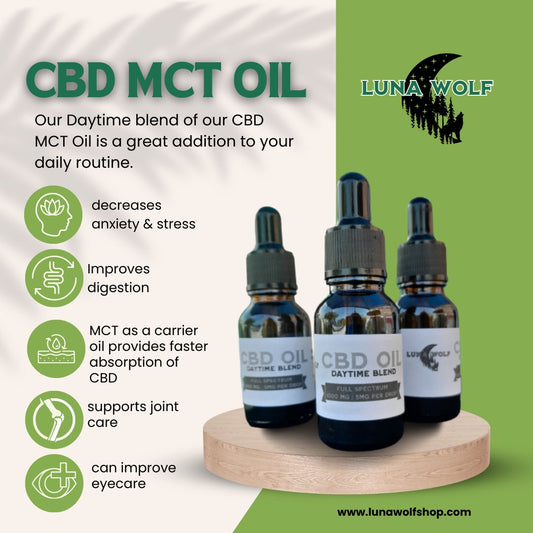 The Benefits of CBD Oil for Stress Relief - Luna Wolf