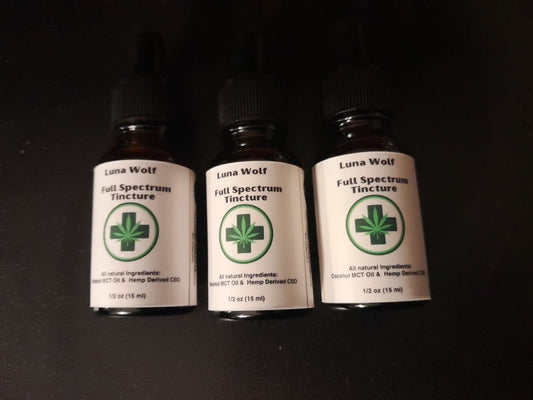 CBD Full Spectrum Tincture - Luna Wolf