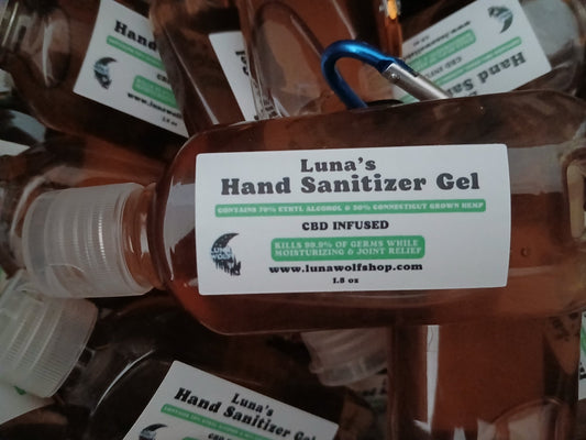 Hand Sanitizer Gel - Luna Wolf