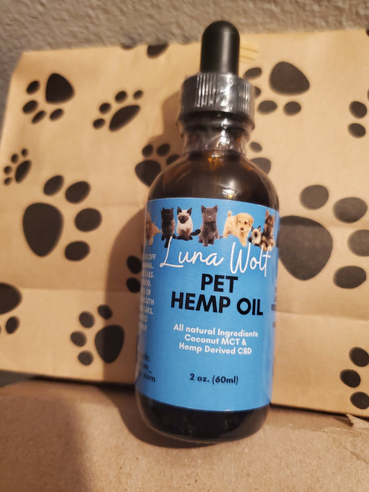 Pet Hemp Oil - Luna Wolf